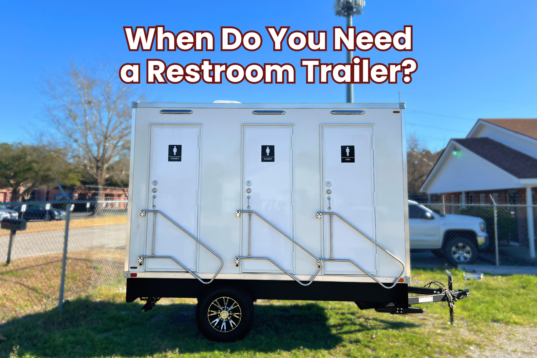 When Do You Need a Restroom Trailer for an Event in the Charleston Area?