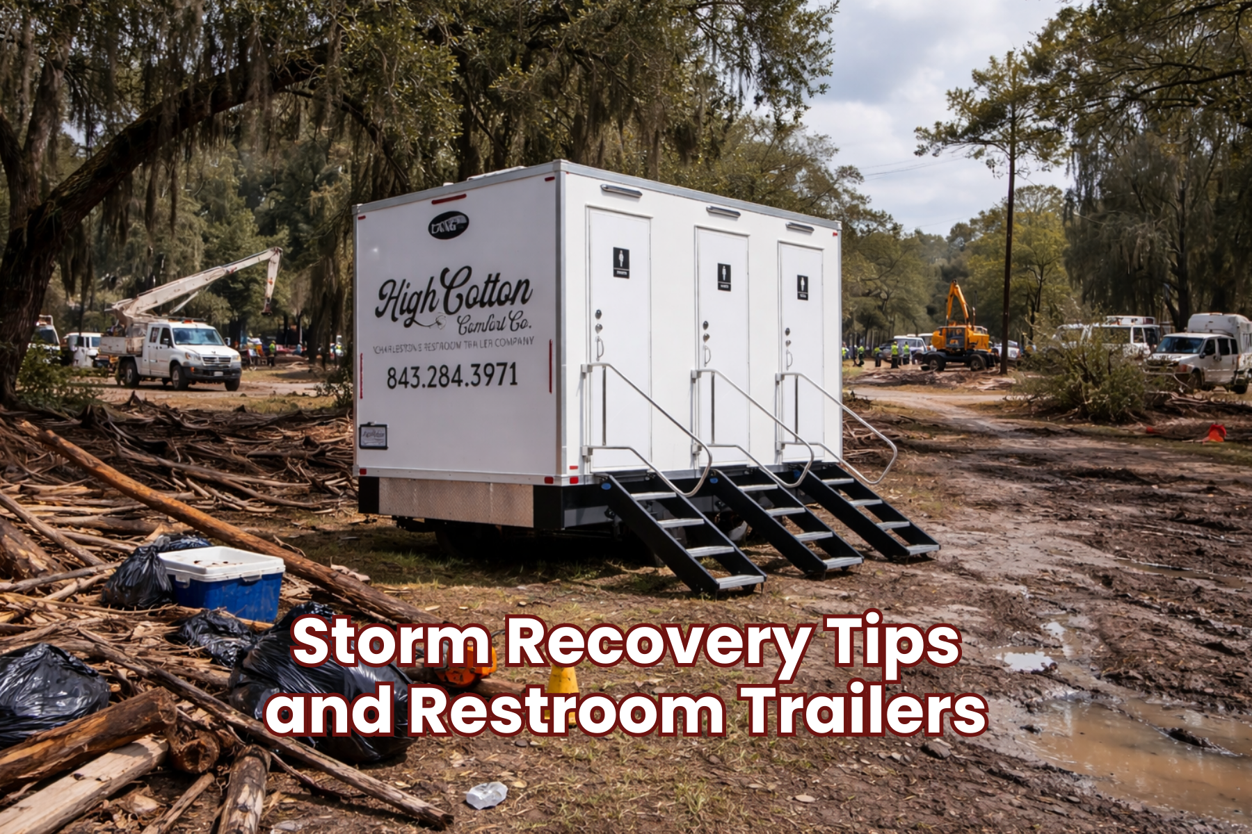 Storm Recovery Tips and Restroom Trailers